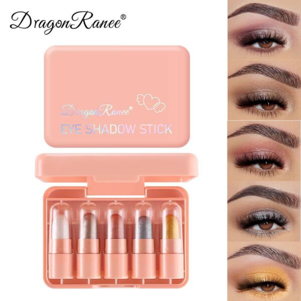 پک سایه جامد شاین دار دراگون رانی پنج عددی Dragon ranee eyeshadow